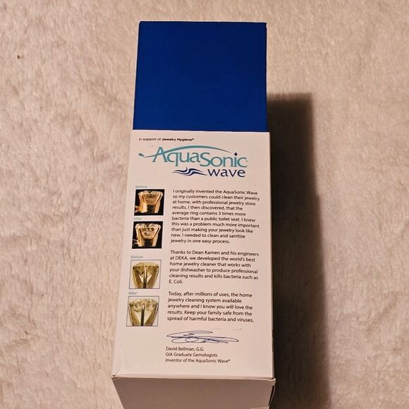 Aquasonic Wave Jewelry Cleaner Box. Get jewelry, clean and protect from Bacteria - Picture 3 of 4